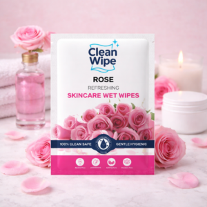 Skincare Rose Extract Wet Wipes Rose